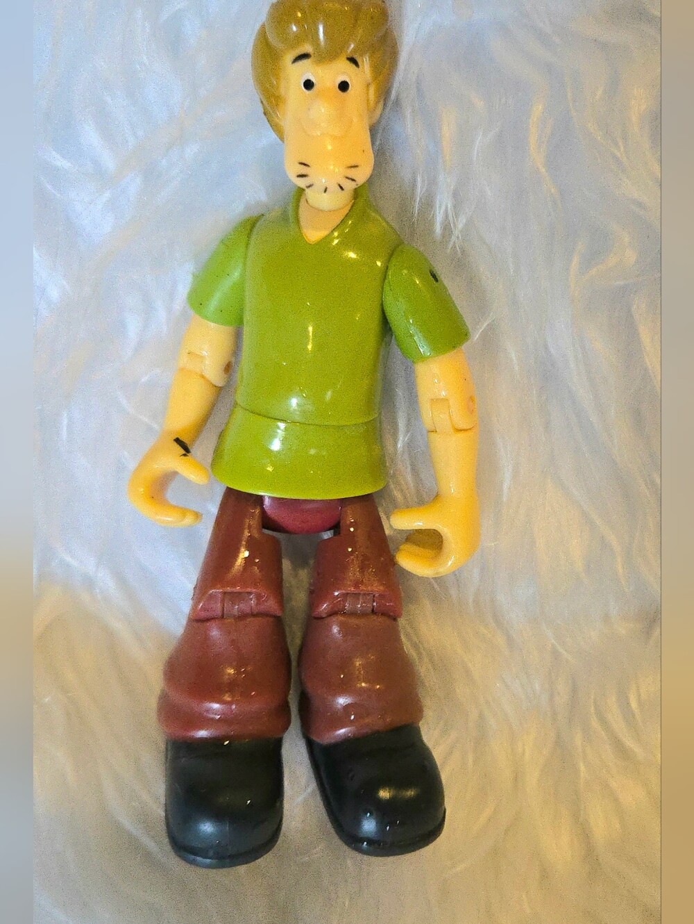 Scooby Doo Cartoon Shaggy Rogers Articulated Figure 2007 Thinkway Toys Shaggy
